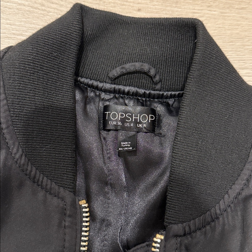 Topshop Nylon Bomber Jacket - image 4